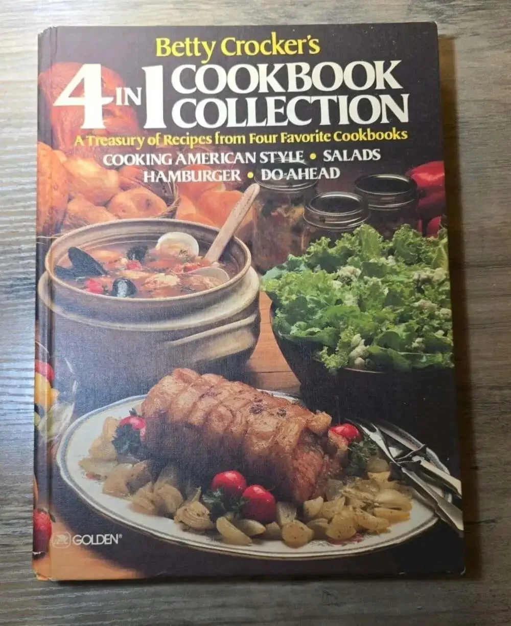 Betty Crocker's 4 in 1 Cookbook Collection (Cooking American Style / Salads / Ha